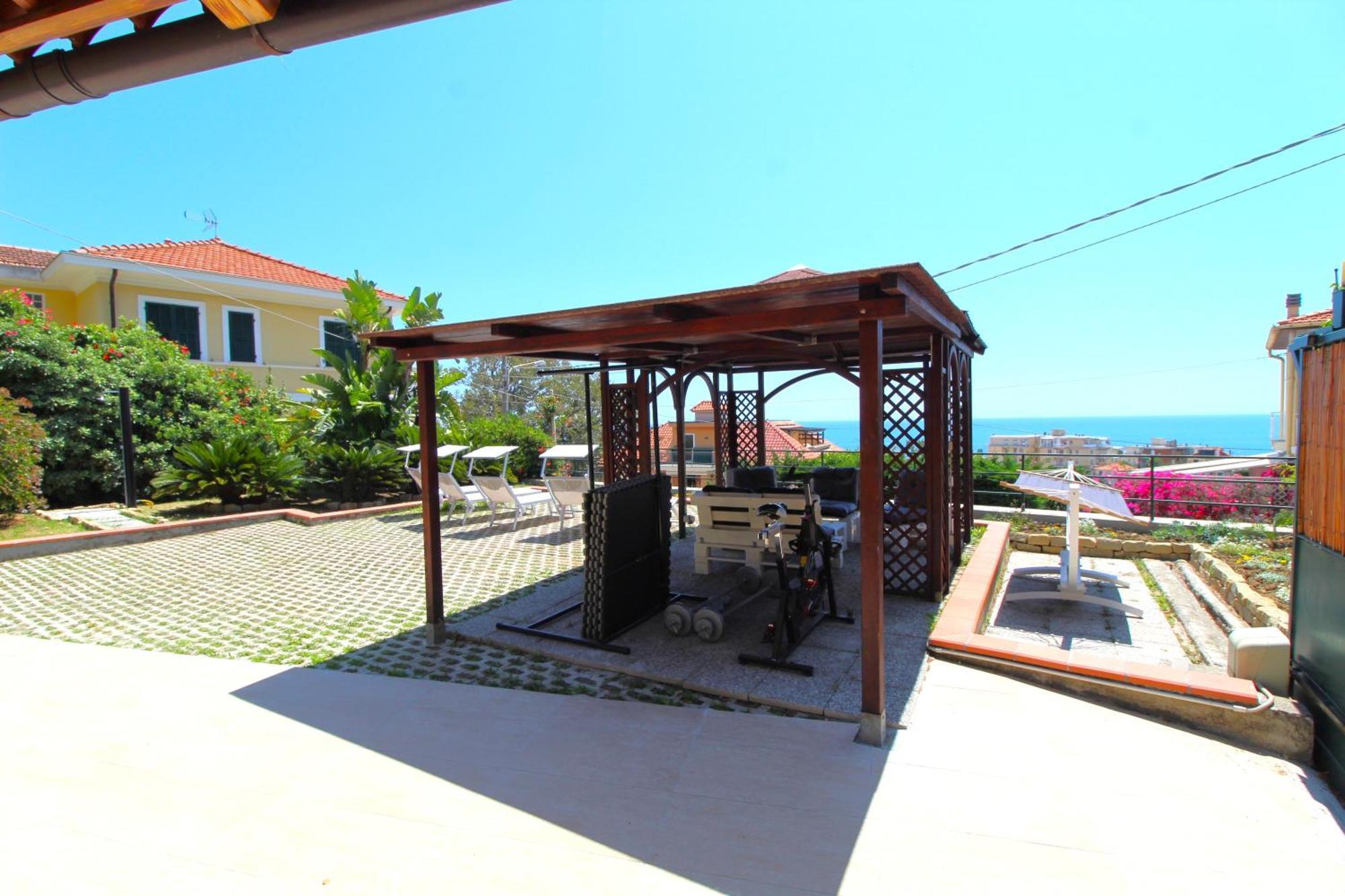 La Pace, Il Sole, Il Mare - Sanremo Casa Indipendente Vista Mare, Posto Auto Privato, Ampio Spazio Esterno Attrezzato, A Pochi Minuti Dalle Spiagge Buitenkant foto